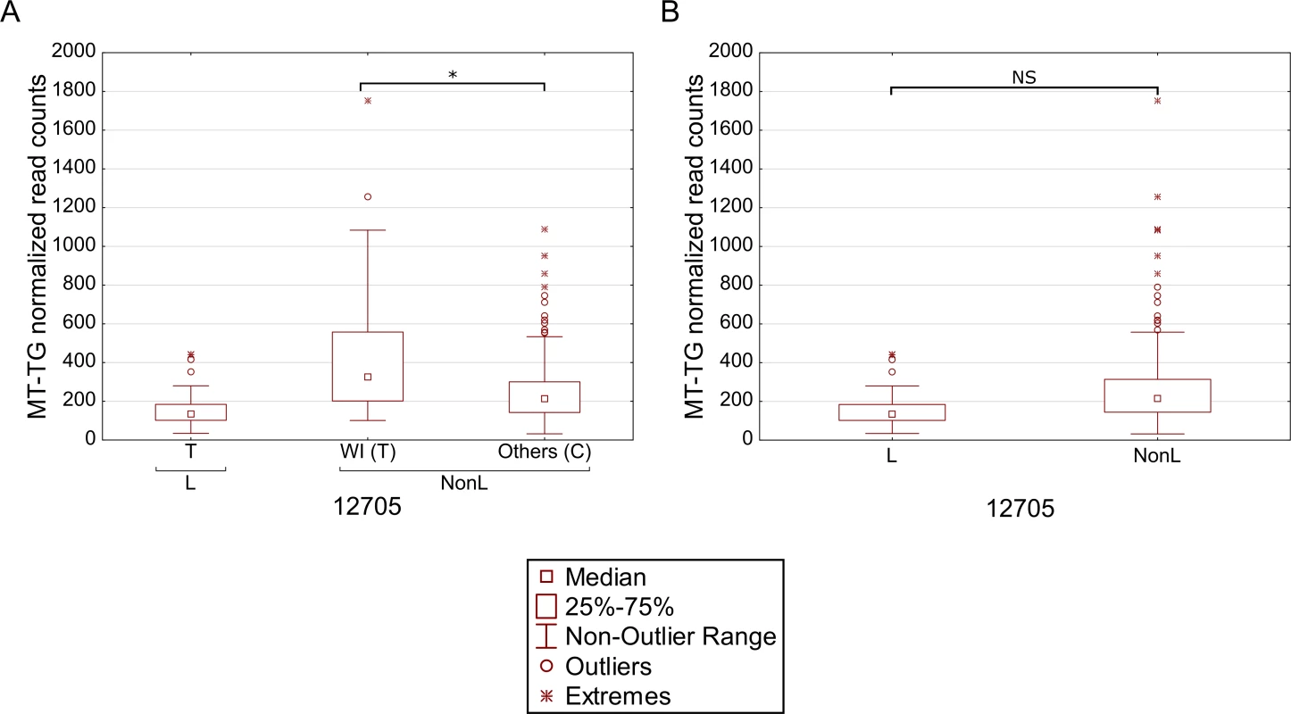 Masking of mtDNA expression differences within populations.