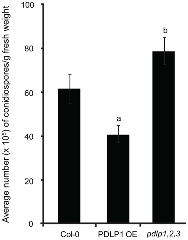 PDLPs are required for plant immunity against <i>Hpa</i>.