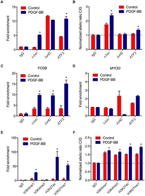 AP-1 mediated regulation at rs12190287 <i>in vivo</i>.