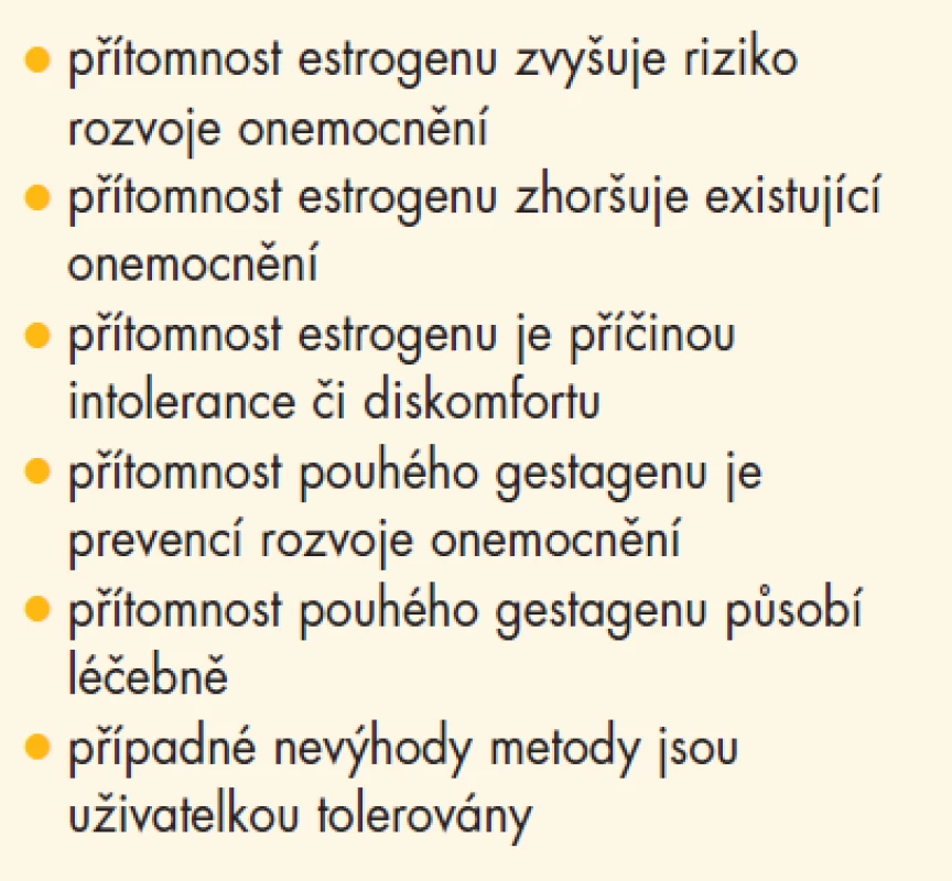 Obecný profil uživatelky.