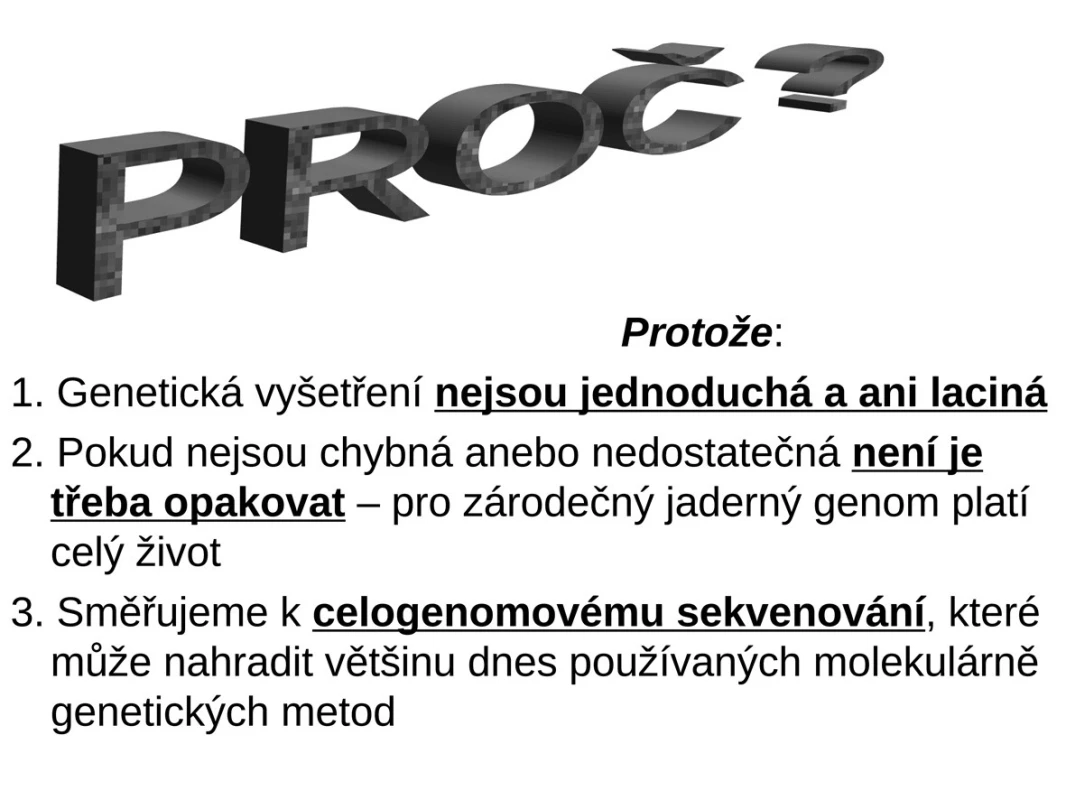 Proč