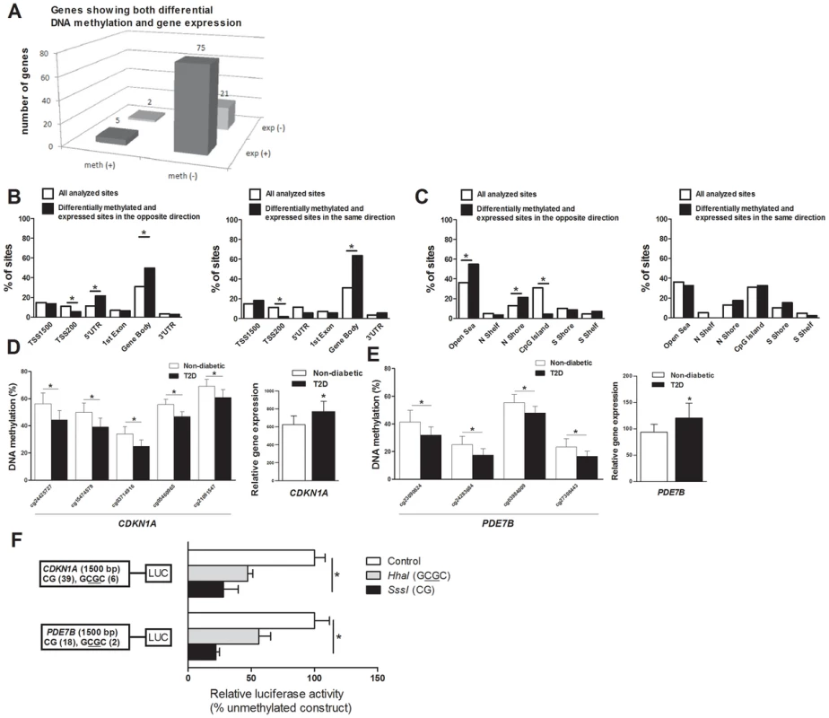 Relation between DNA methylation and gene expression in human pancreatic islets.