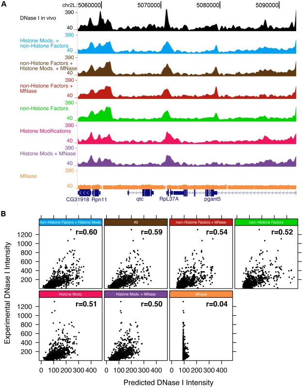 DNase I hypersensitivity can be inferred using histone marks and MNase data.