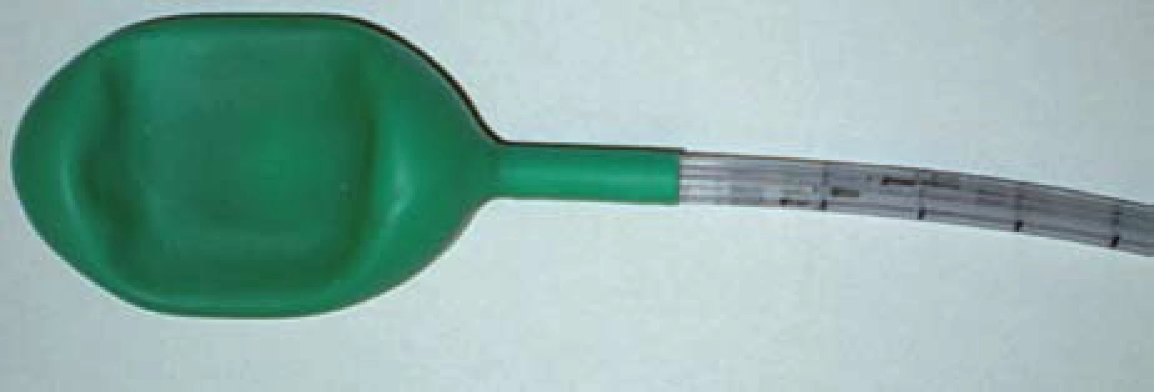 Fotografie vyšetřovací sondy anorektální manometrie.
Fig. 2. Picture of anorectal manometry probe.