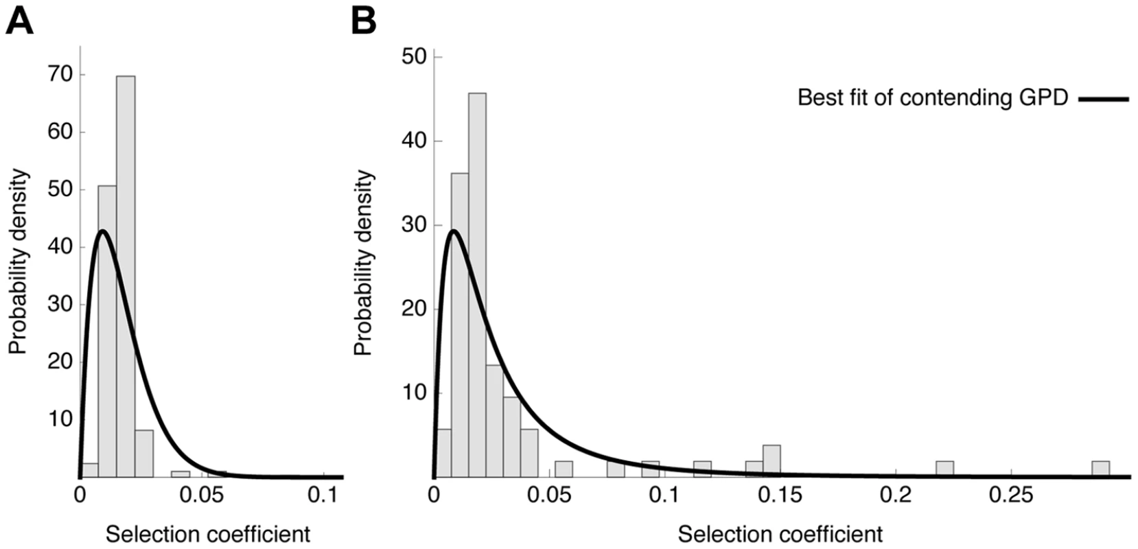 Distribution of fitness effects.