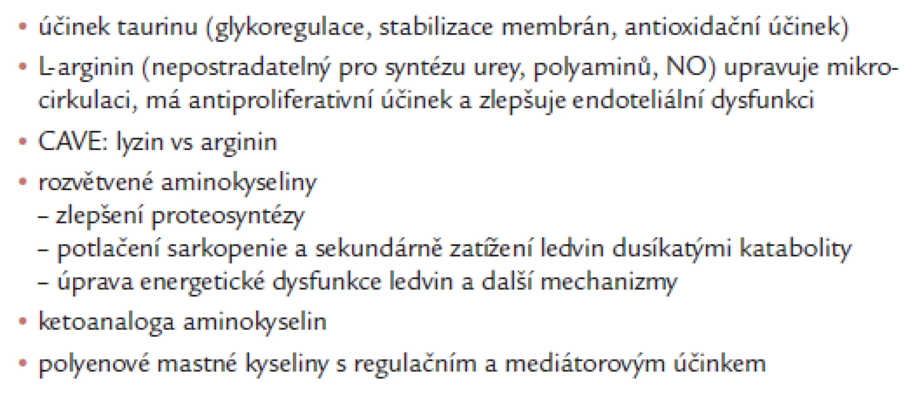 Specifické nutriční intervence u diabetické nefropatie.