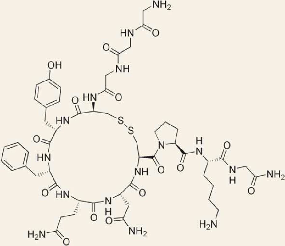 Struktura terlipresinu.
Fig. 1. The structure of terlipressin