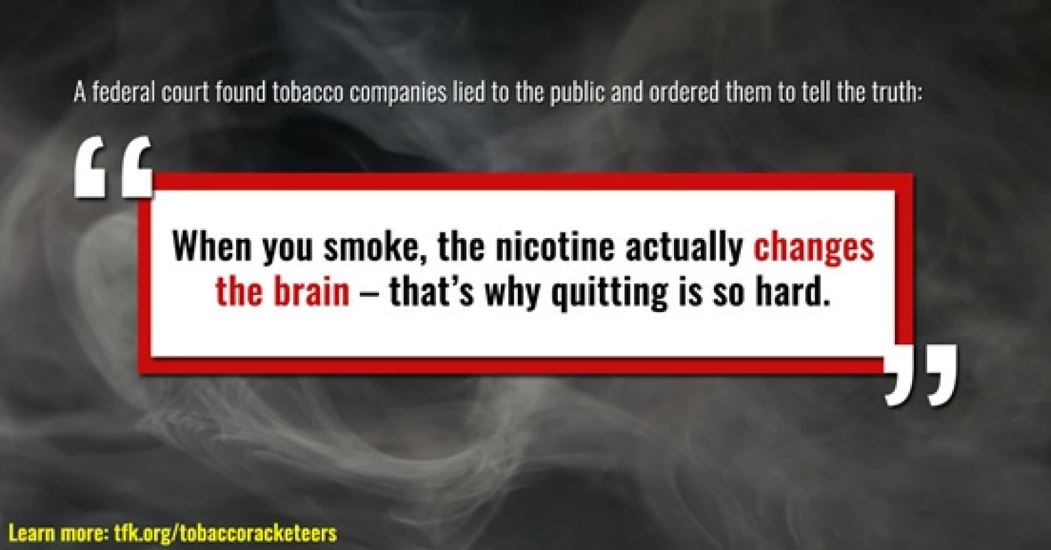 Když kouříte, nikotin skutečně mění váš mozek – proto je tak těžké přestat kouřit
(<a href="https://www.tobaccofreekids.org/">www.tobaccofreekids.org</a>)