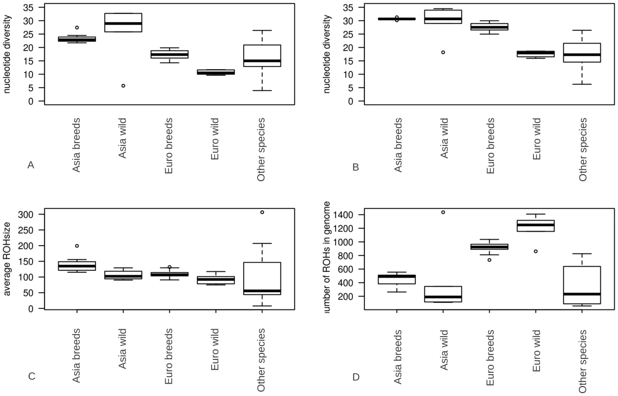 Summary statistics for genomic variation.