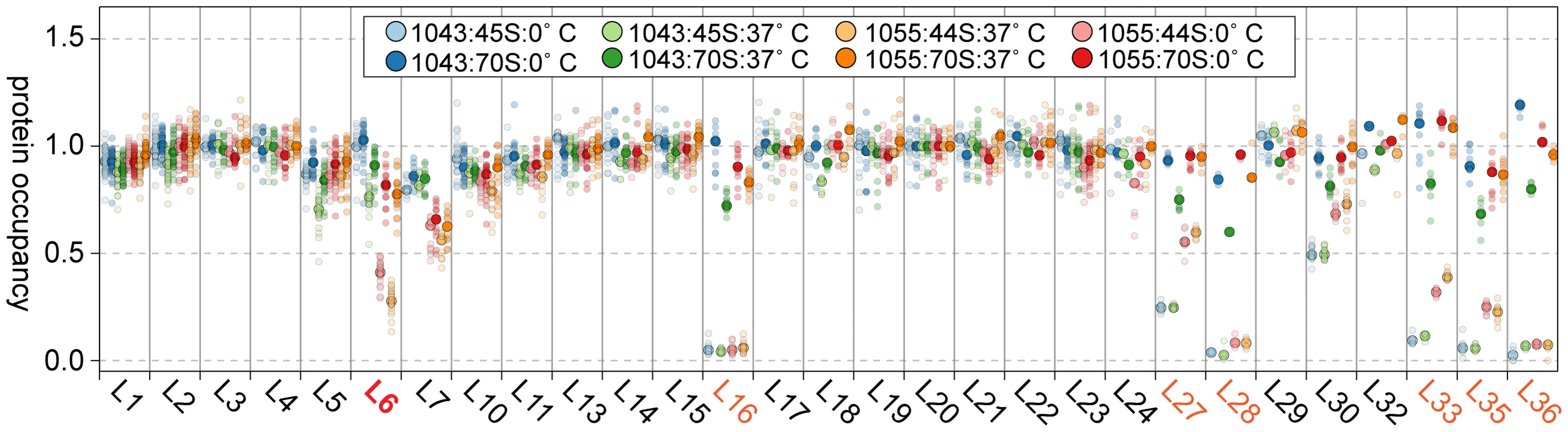 Composition of in vitro matured particles.