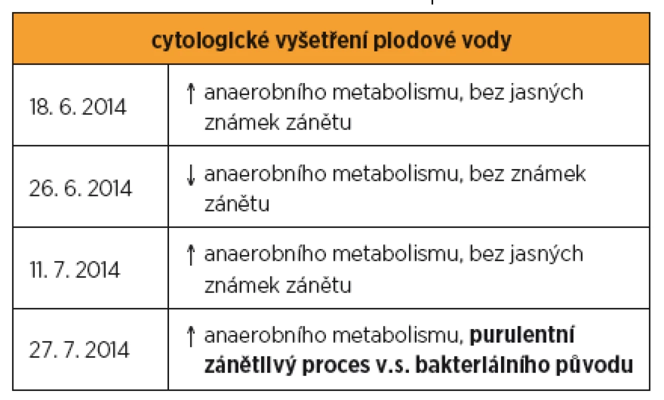 Cytologické vyšetření plodové vody