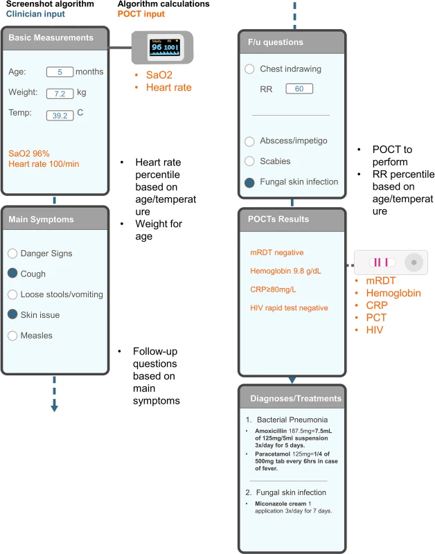 Schematic representation of the e-POCT algorithm.