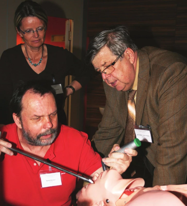 Nácvik rigidní bronchoskopie (prof. Pellant).