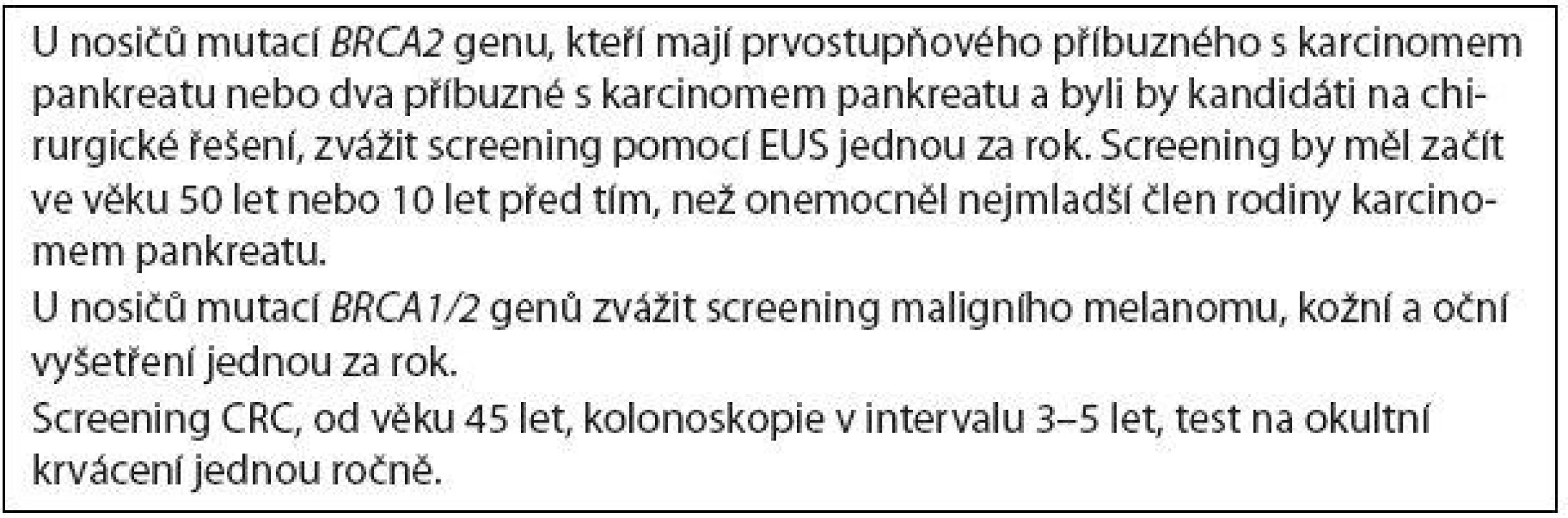 Doporučení pro ženy a muže.