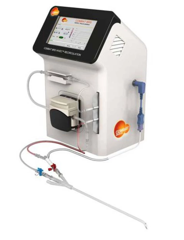 HIVEC recirkulační systém Combat BRS se zapojeným výměnným setem
Fig. 2 HIVEC recirculatory system Combat BRS with connected exchangable set