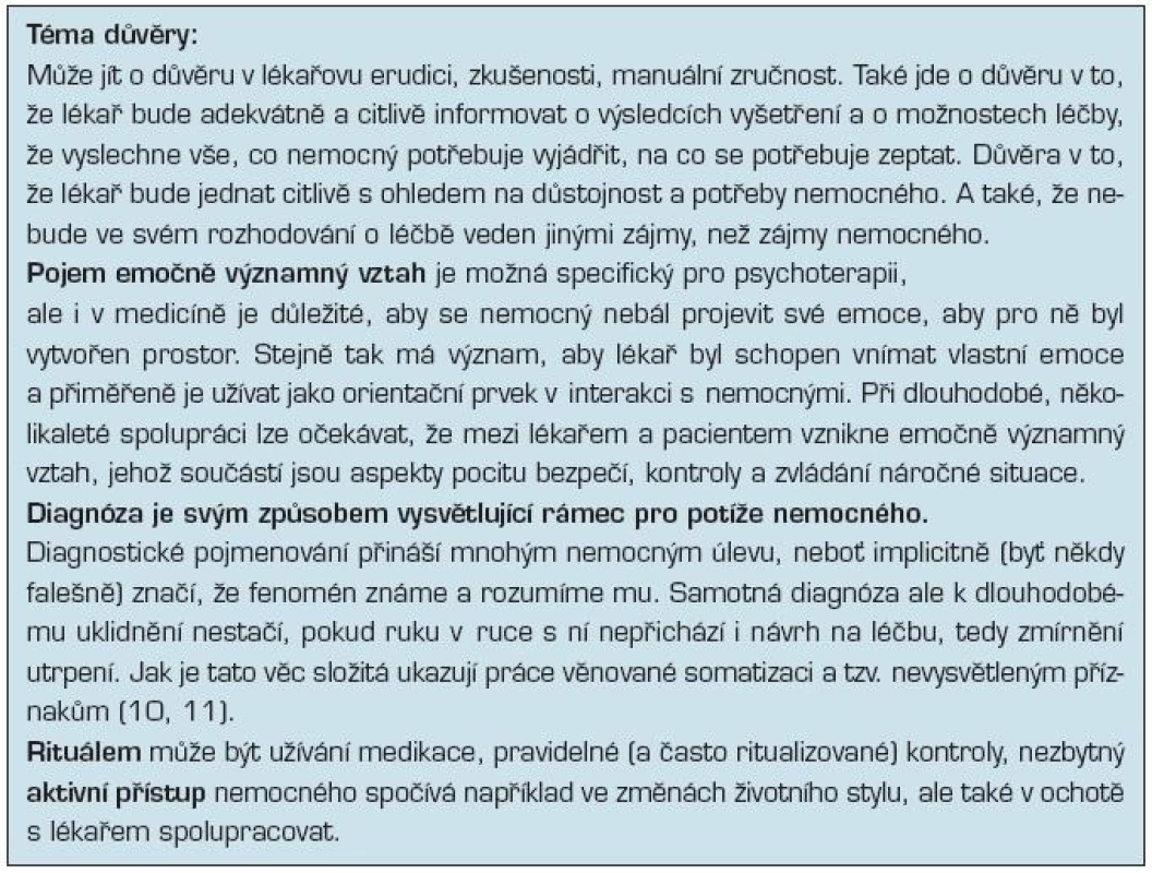 Obecné faktory v lékařské praxi