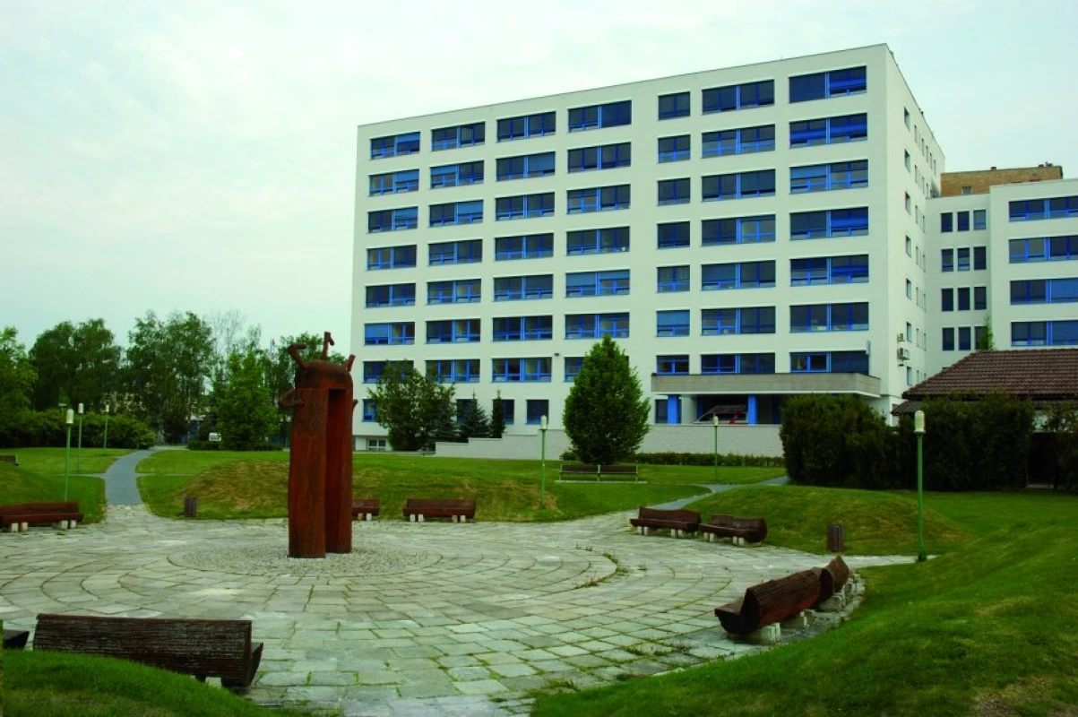 Pavilon C, sídlo Onkologického oddělení Nemocnice České Budějovice, a. s.