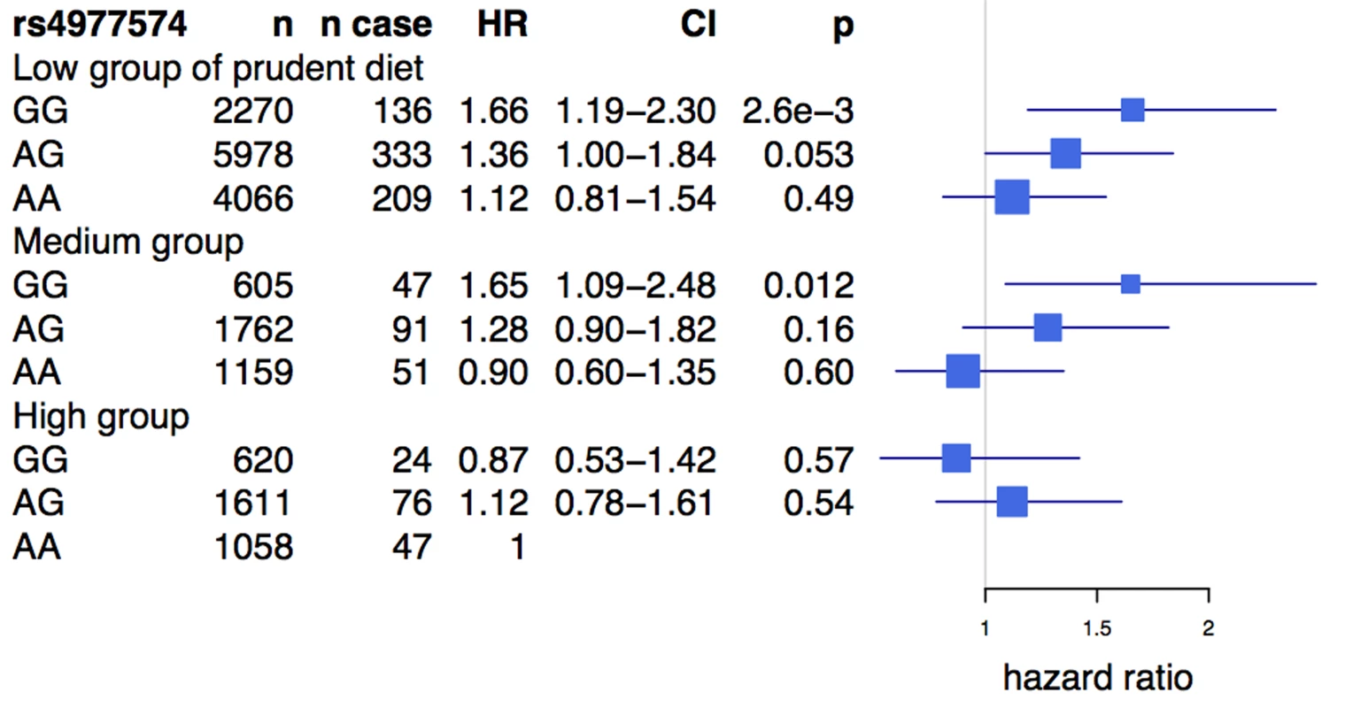 Risk of cardiovascular disease associated with prudent diet and the Chromosome 9p21 variant rs4977574 in the FINRISK study.