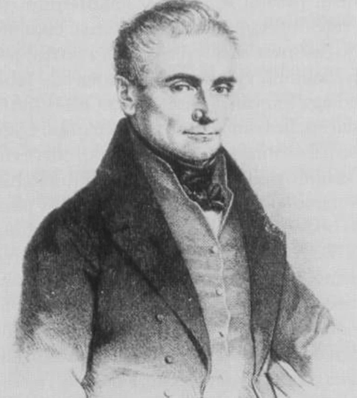 Portrét J. E. Purkyně z roku 1837.