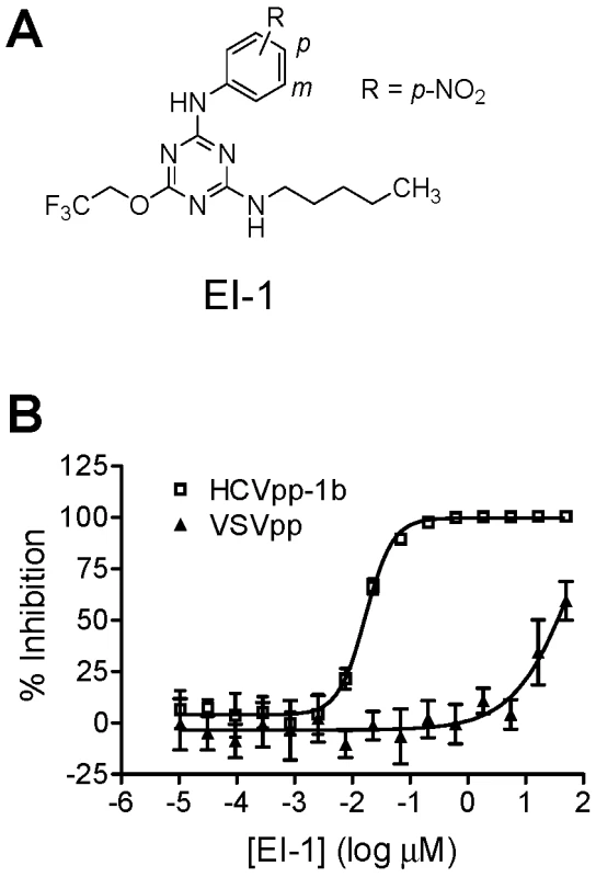 Compound structure and activity in the HCVpp assay.