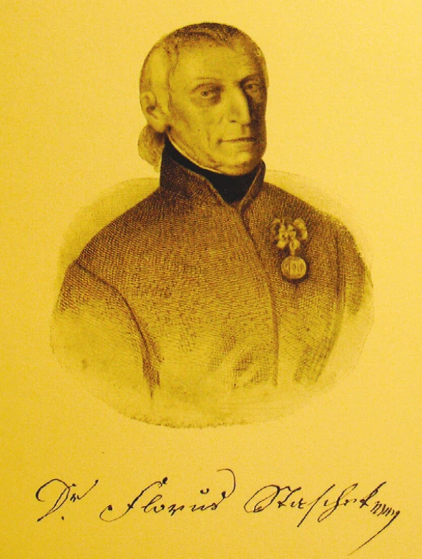 P. Florus Stašek na rytině M. Lammela dle předlohy A. Dvořáka.