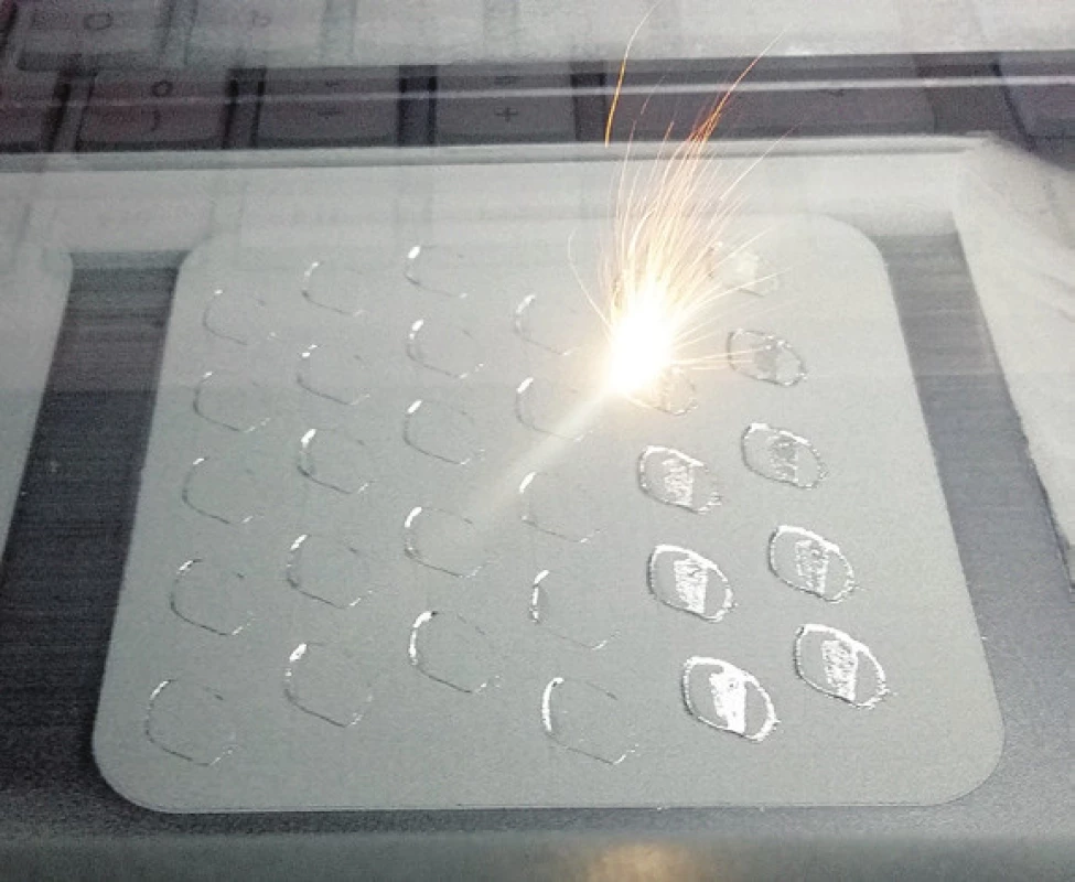 Production of dental crowns using SLM technology.
