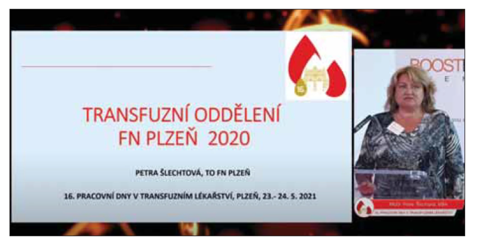 Prim. MUDr. Petra Šlechtová, MBA, při zahájení konference.