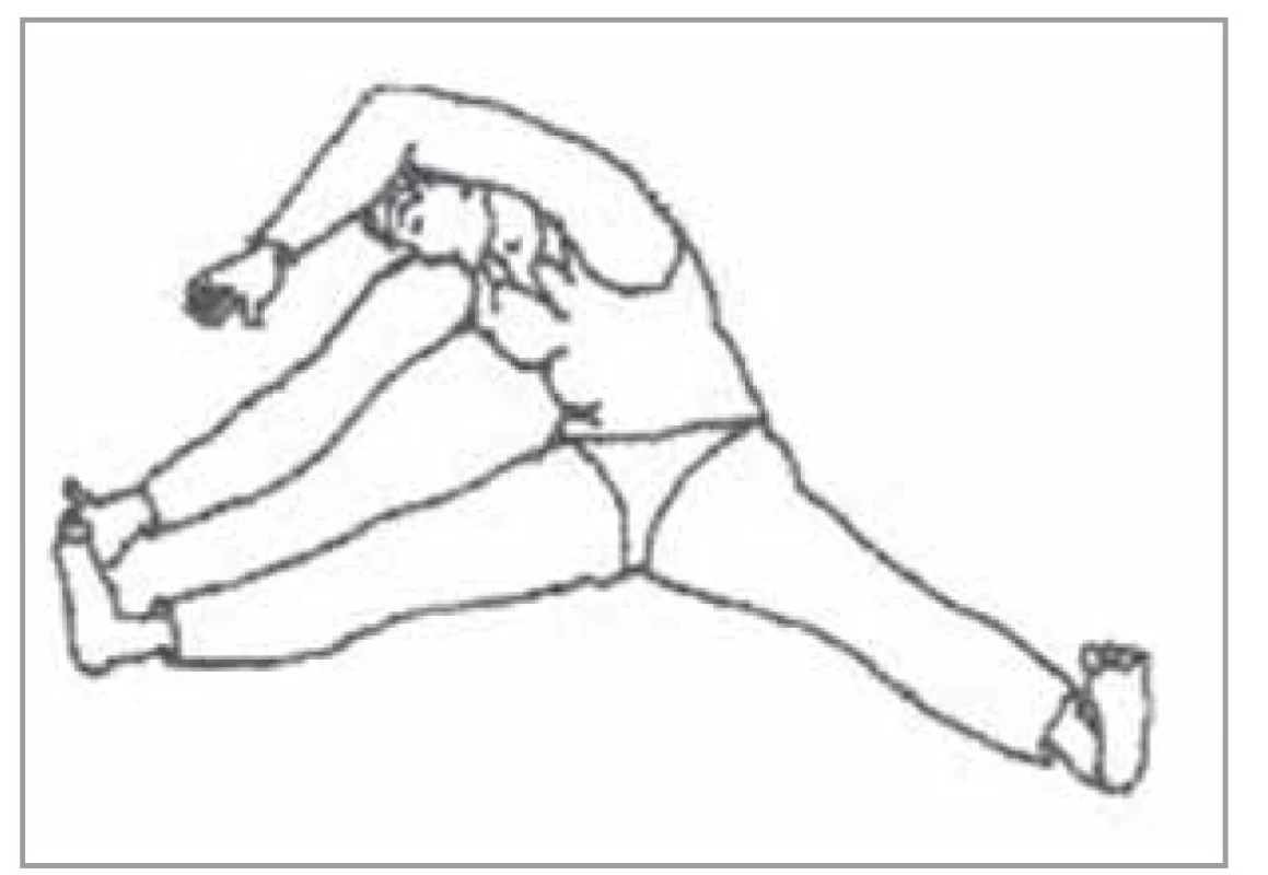 Cvik meridiánu pečene<br>
Fig. 24. Liver meridian exercise