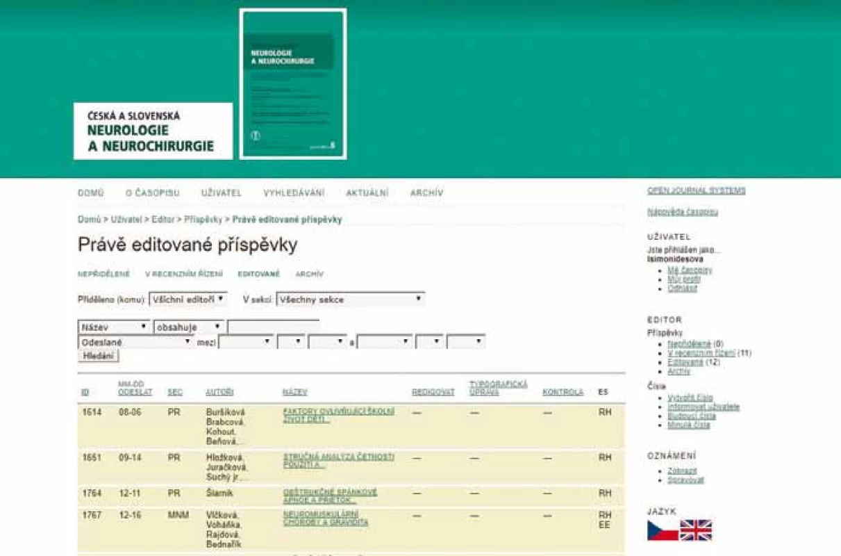 Náhled grafiky Open Journal System (OJS) – verze 2.4.8.2.