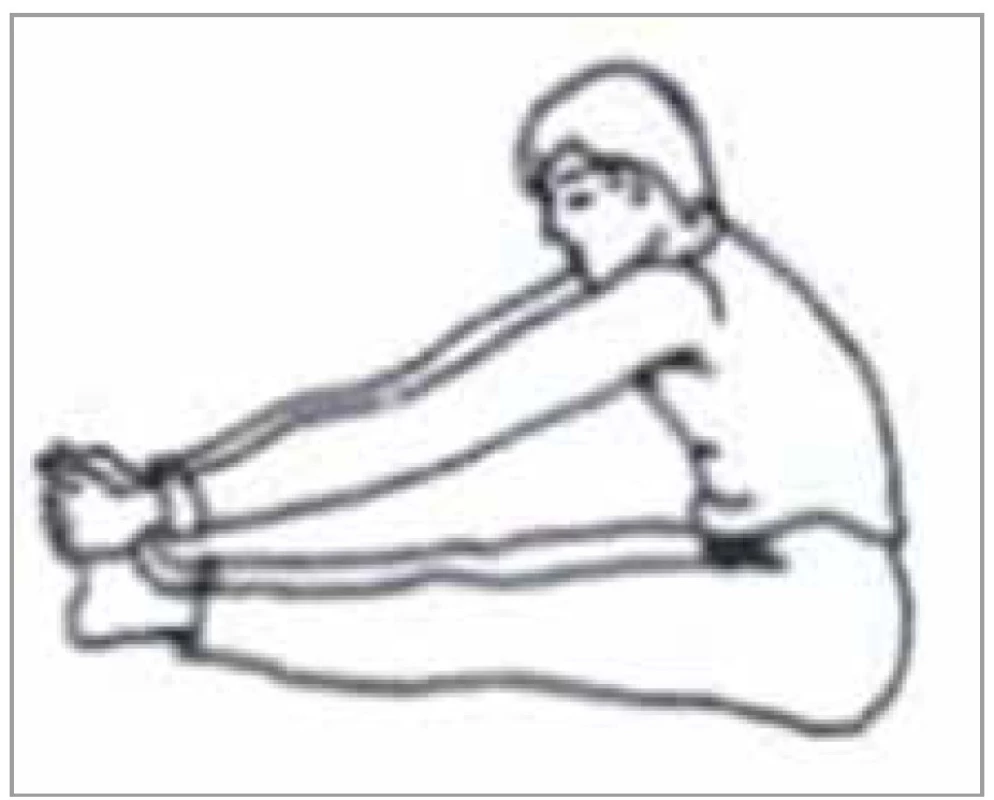 Cvik pre meridián obličiek<br>
Fig. 16. Exercise for the kidney
meridian