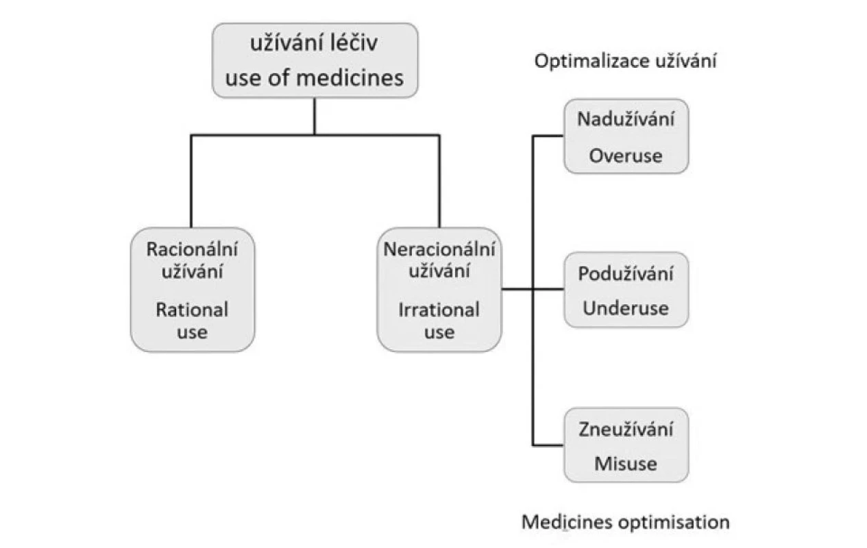 Užívání léčiv – terminologie
