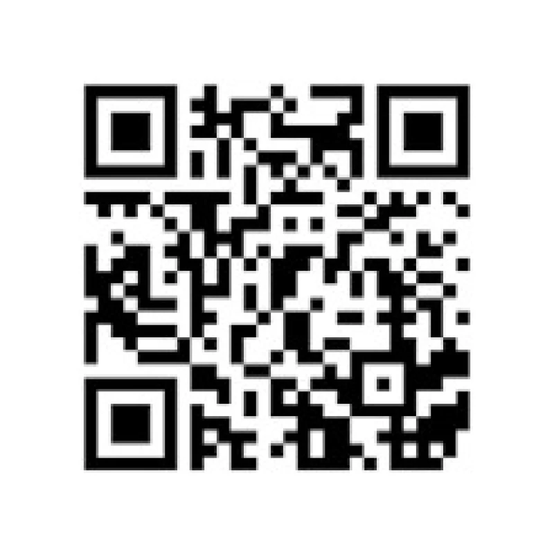 QR kód odkazující na adresu videa na Youtube
sestaveného z echokardiografických smyček.
Dostupné z WWW: <https://www.youtube.
com/watch?v=HR023FJ5HMA>