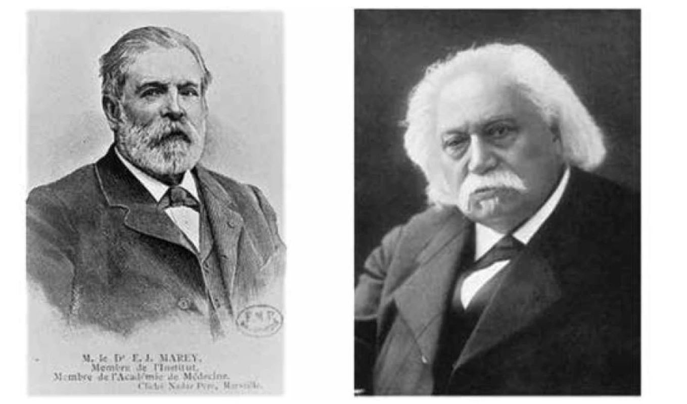 E. J. Marey a J. B. A. Chauveau.