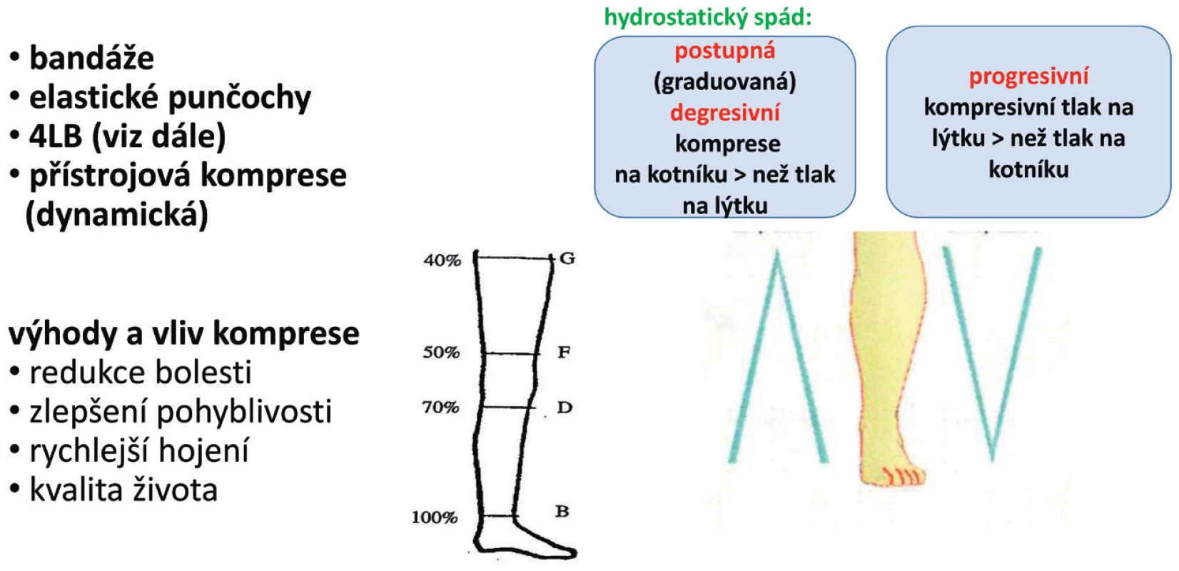 Druhy a typy komprese