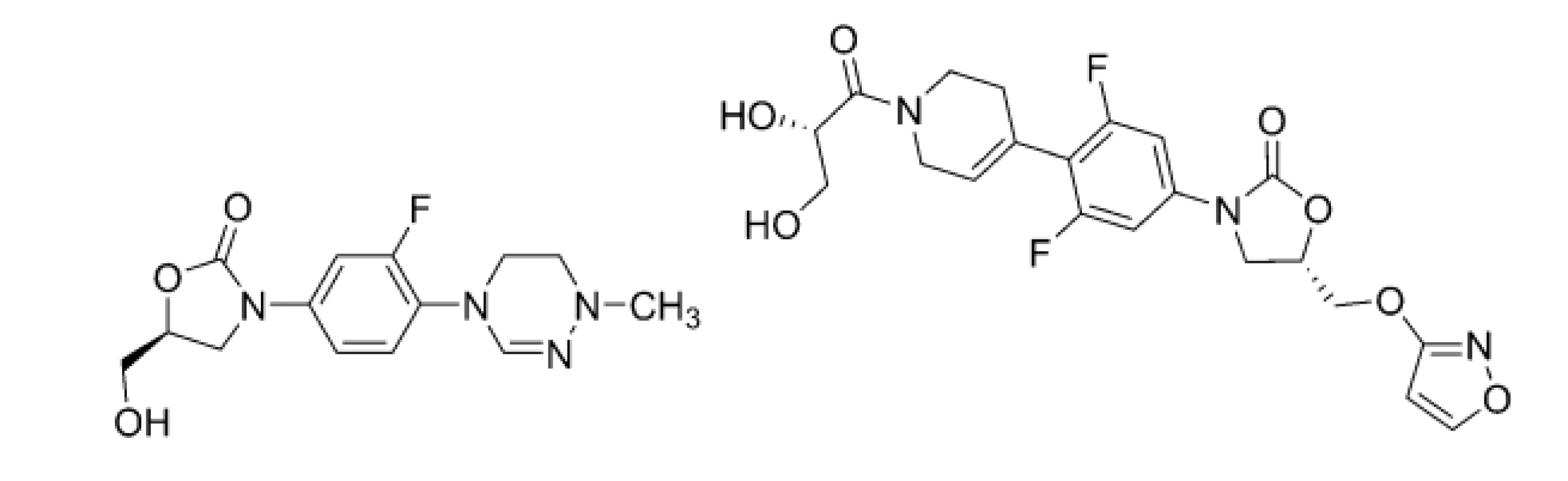  Chemical structures of delpazolid (DPZ; 6) and posizolid (PSZ; 7)