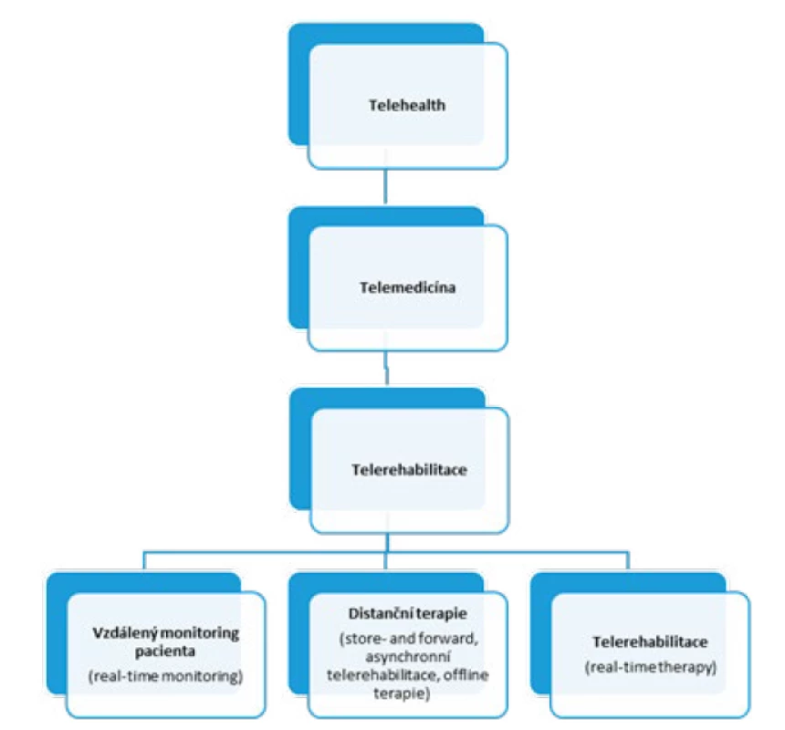 Struktura telehealth (vlastní zpracování)