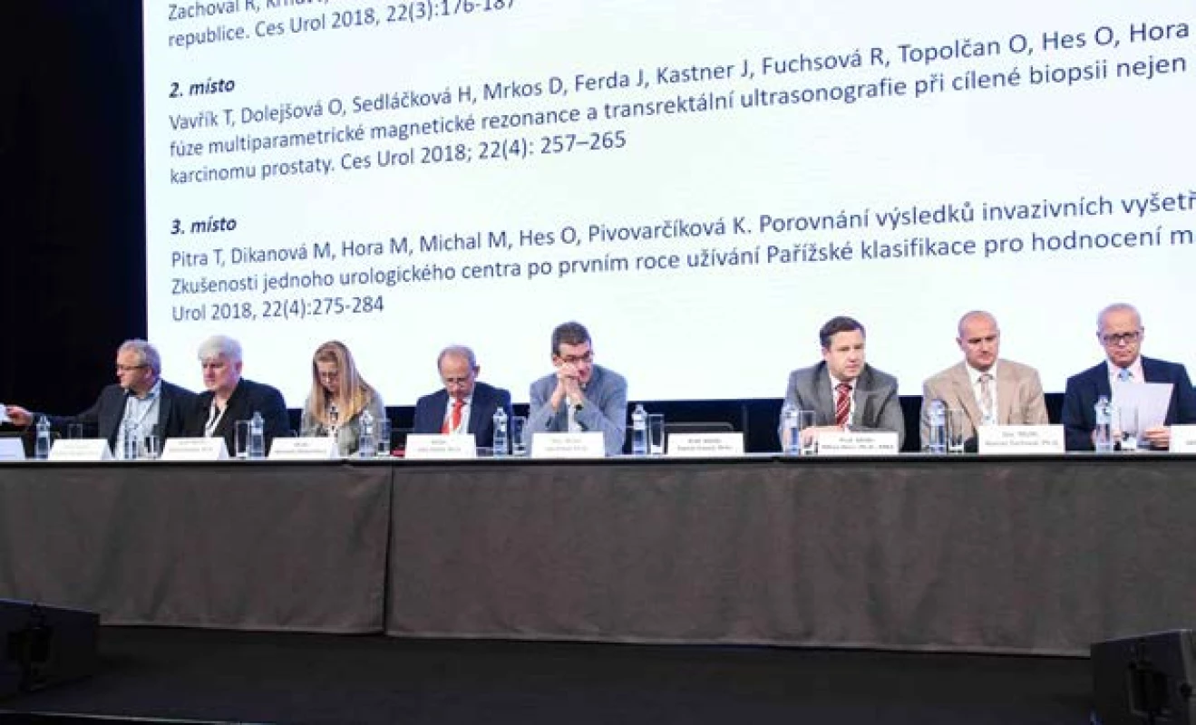 Plenární schůze ČUS –
výbor České urologické společnosti
ČLS JEP<br>
Fig. 5. Plenary meeting of the
CUS – the Czech Urological Society
Committee