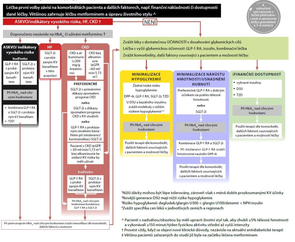Farmakologická léčba hyperglykemie u pacientů s diabetem 2. typu