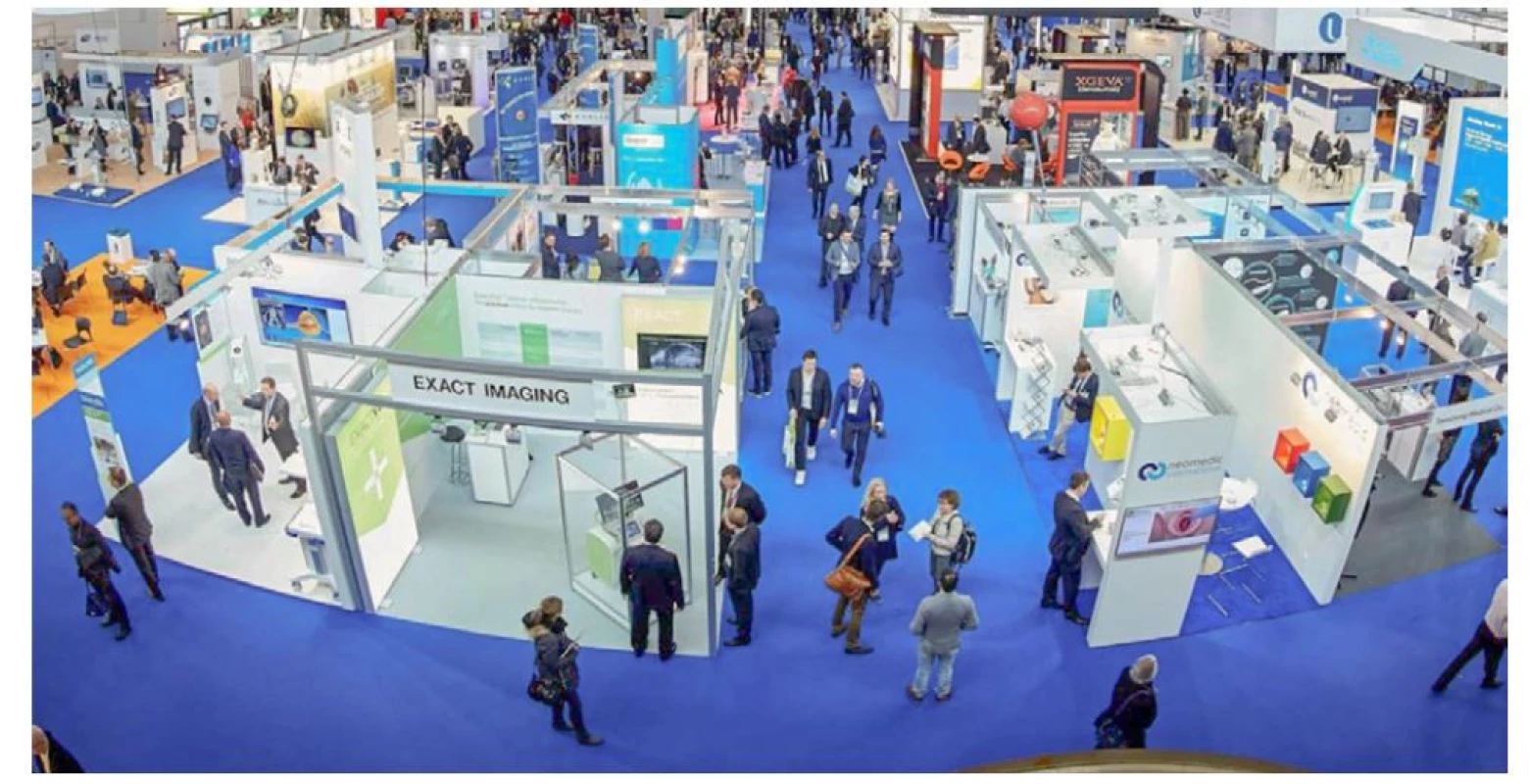 Výstavní plocha EAU22 (obrázek je z oficiálních webových stránek EAU22)<br>
Fig. 5. The EAU Exhibition (picture from official EAU22 website)