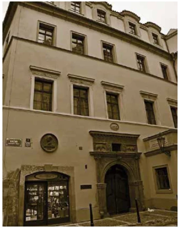 Schwefel Gasse no. 475, today Melantrichova Street
no. 16 (Photo: Ben Skála, 2010)