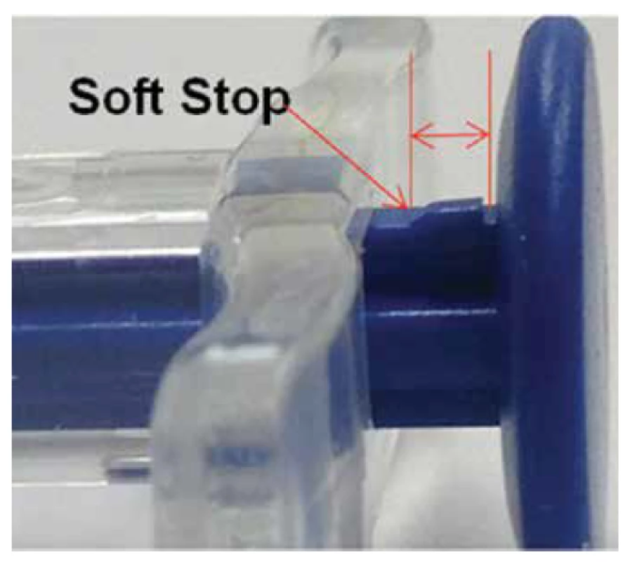 Soft stop koncovka injektoru CT LUCIA 611P(Y)