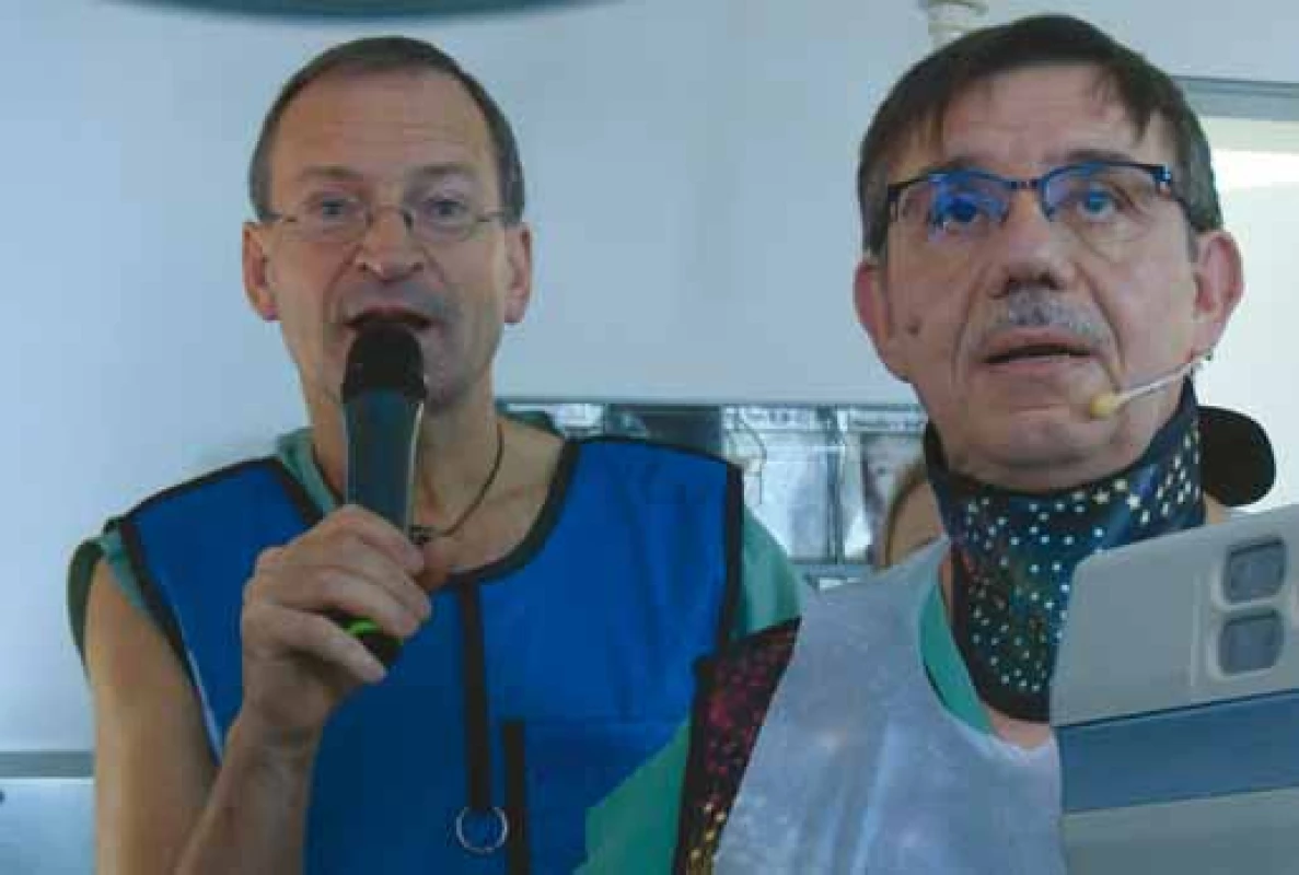 Prim. V. Nosek a dr. M. Giovaninni.