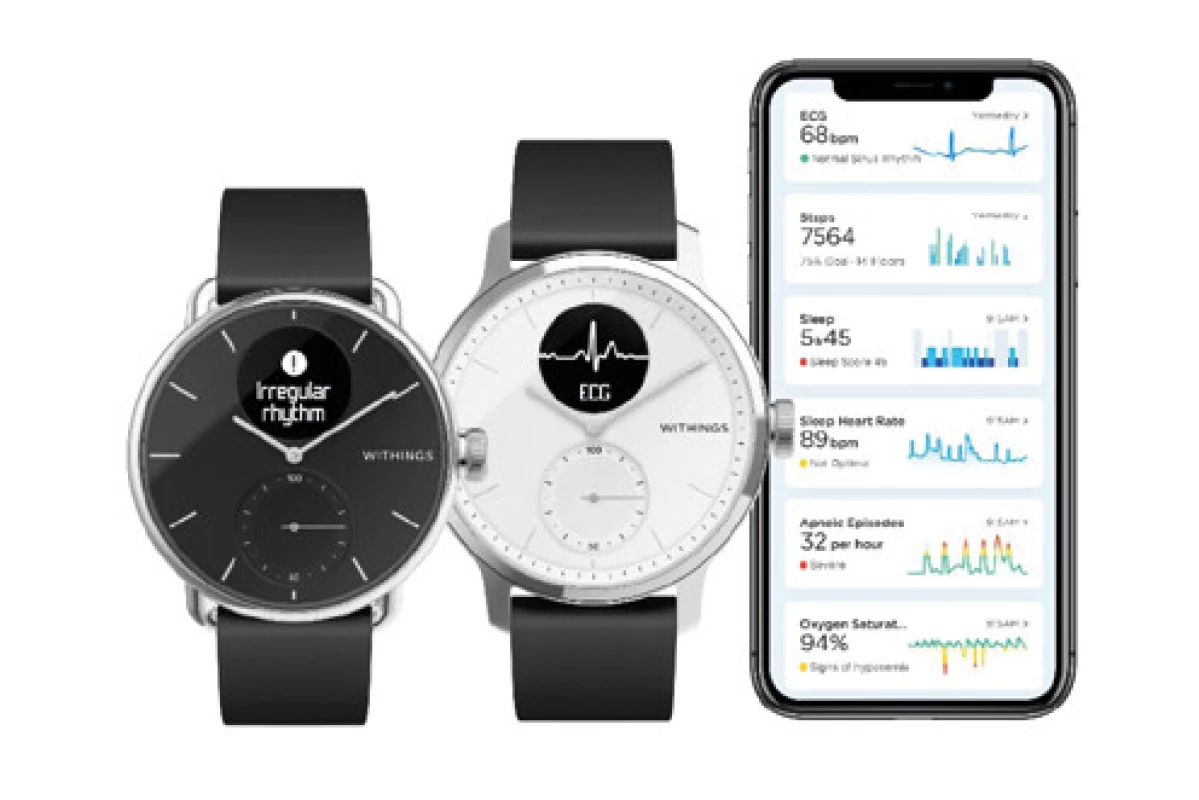 Chytré hodiny a rozhranní společnosti Withings