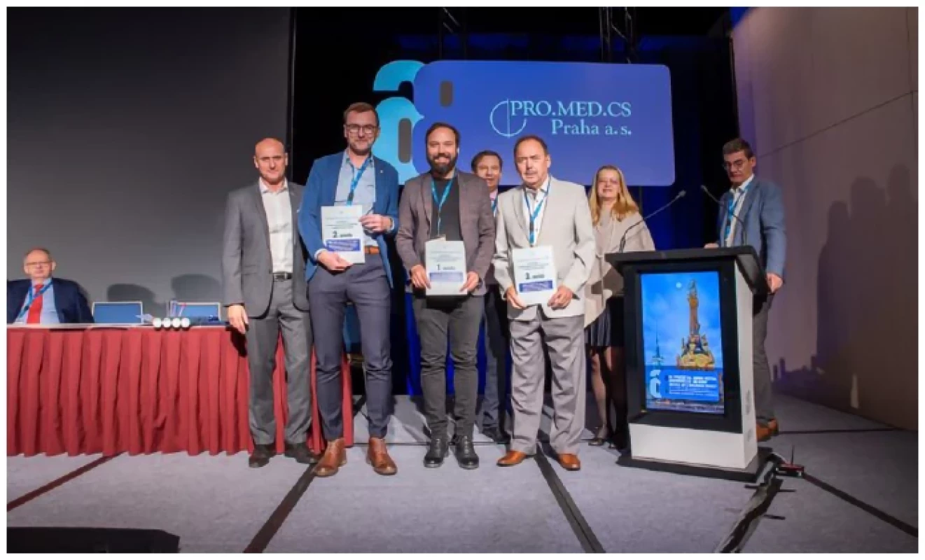 Výherci soutěže ČUS o nejlepší publikaci v kategorii B <br> 
Fig. 2. Winners of the Czech Urological Society Best Publication Competetion (Category B)