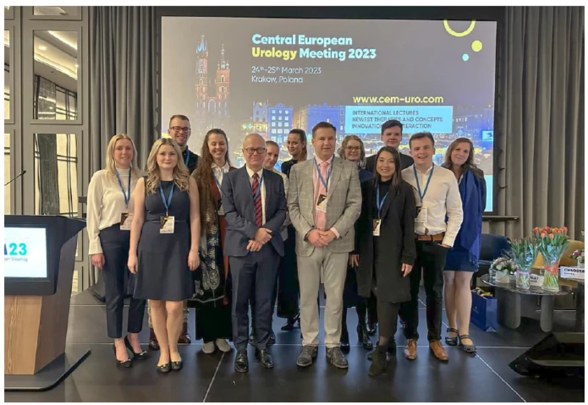 Urologové z České republiky na konferenci CEM23 <br> 
Fig. 4. Urologists from the Czech Republic at the CEM23 conference