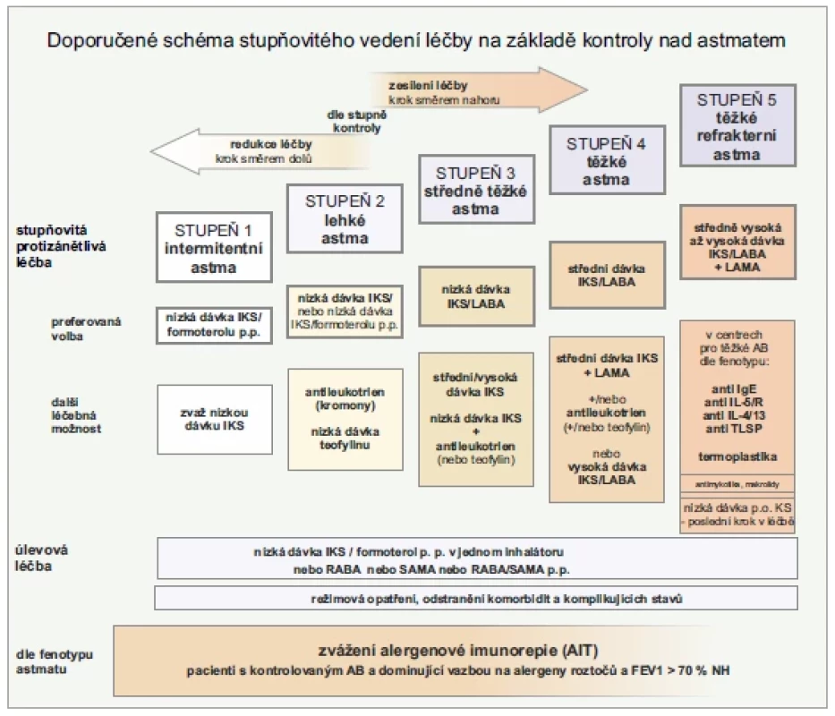 Zařazení AIT do léčby bronchiálního astmatu