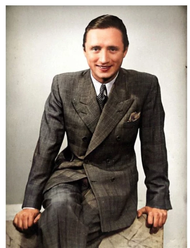 Mladý Vlastimil Dostálek