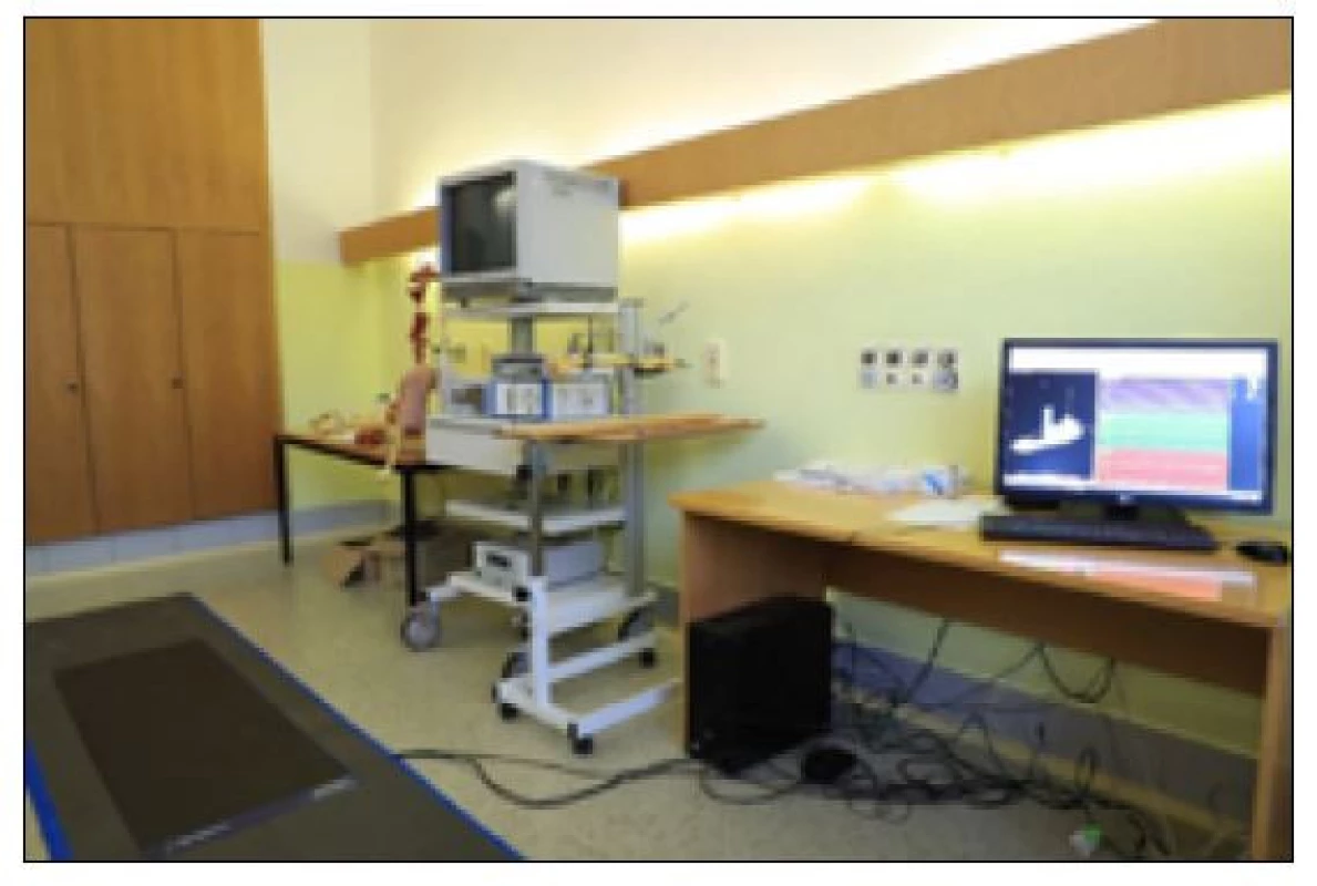 Pracoviště Biomechanické laboratoře umístěné na Traumatologickém
centru FNO