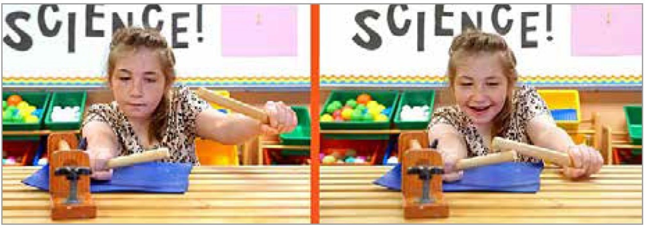 Návykové cvičenia použitia rúk počas dennej činnosti<br>
Fig. 2. Addictive hand use exercises during daily activities