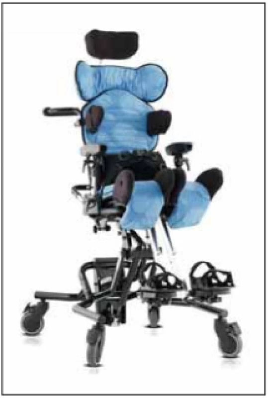 Sedací systém Leckey Mygo
(firma Medicco).<br>
Fig. 2. Seating system Leckey Mygo
(by Medicco).